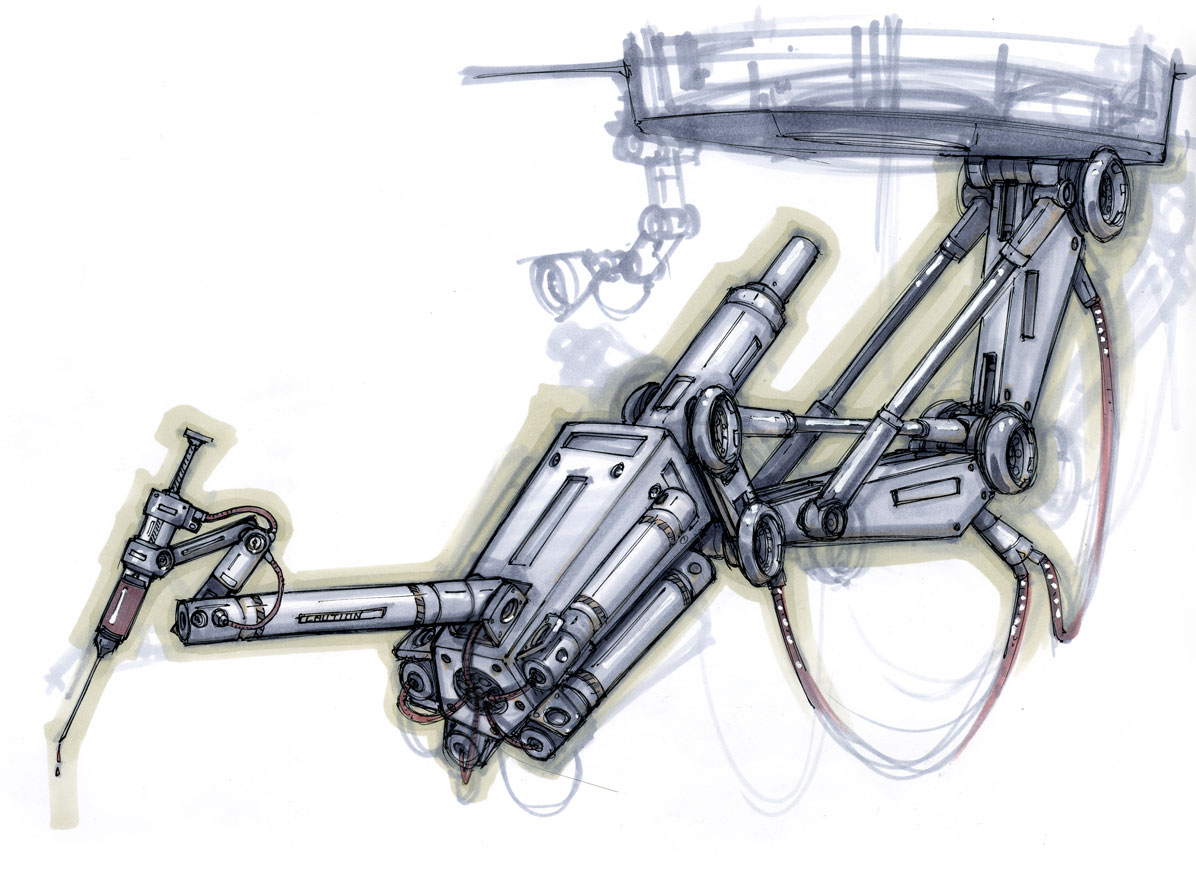 Mechanical Arm – Research: Sci-Fi Arms | dce3dsamuelcollins